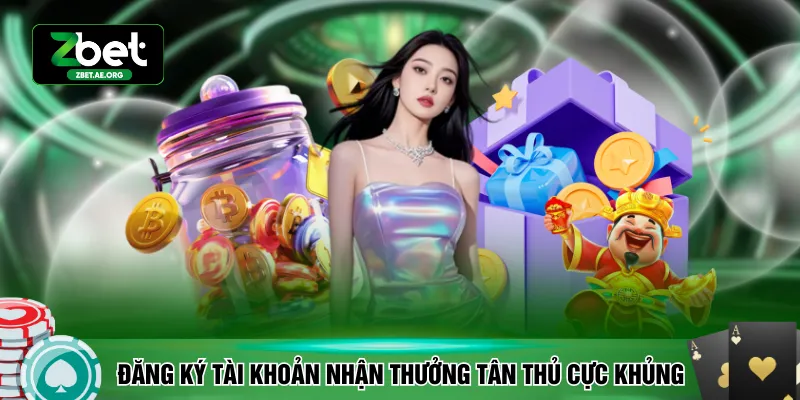 Đăng ký tài khoản nhận thưởng tân thủ cực khủng