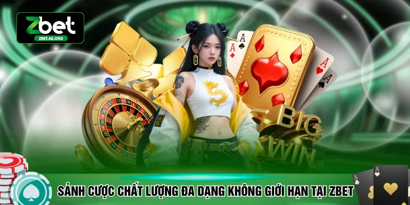 Sảnh cược chất lượng đa dạng không giới hạn tại ZBET